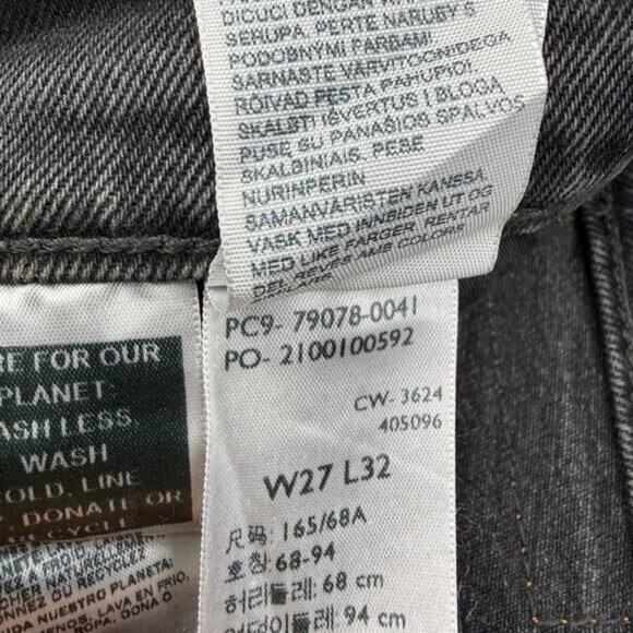 Levi's Ribcage Jeans Straight Broken Sunset 27 x 32 - Picture 6 of 9